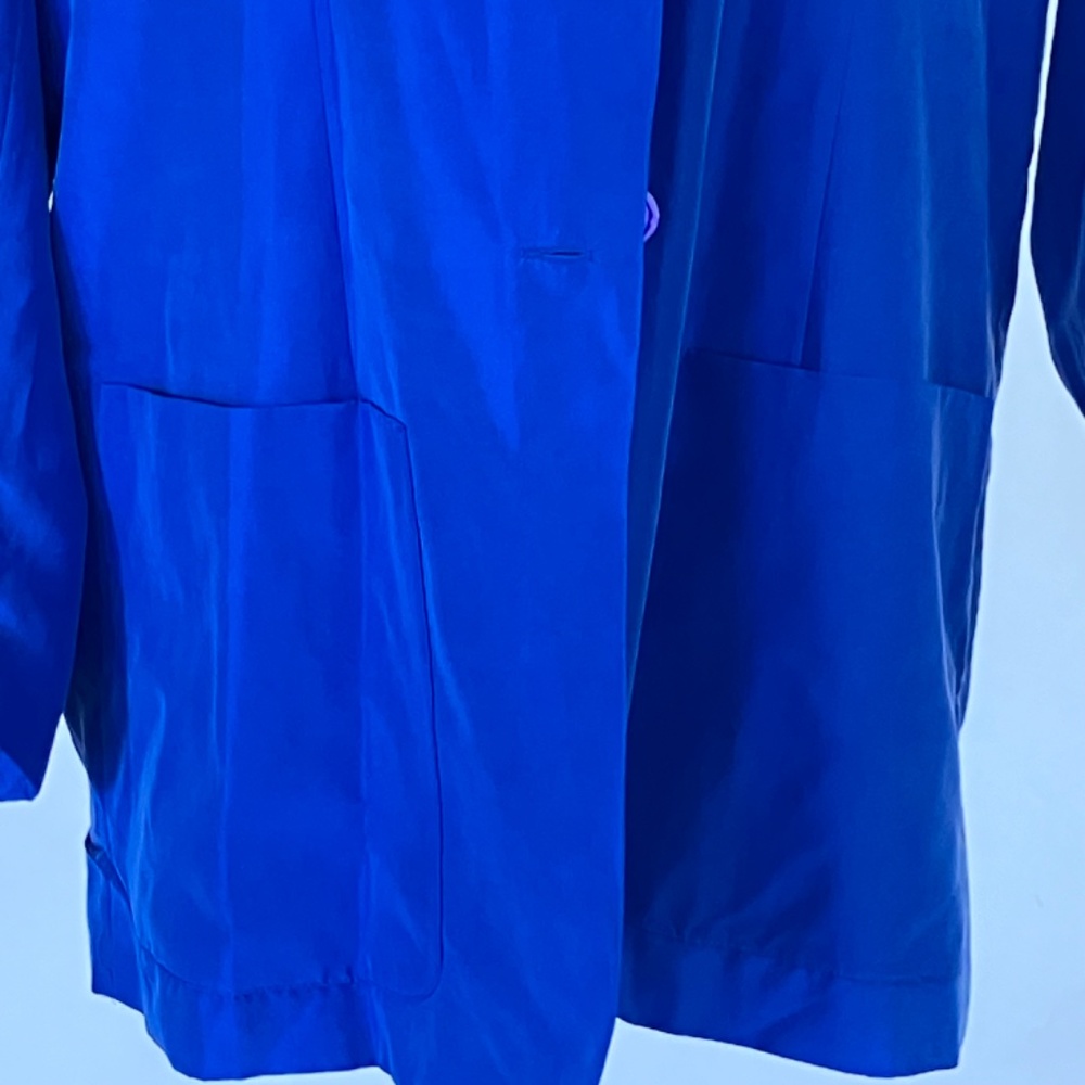 Sellecas Silk Royal blue 100% silk blazer - Picture 7 of 11
